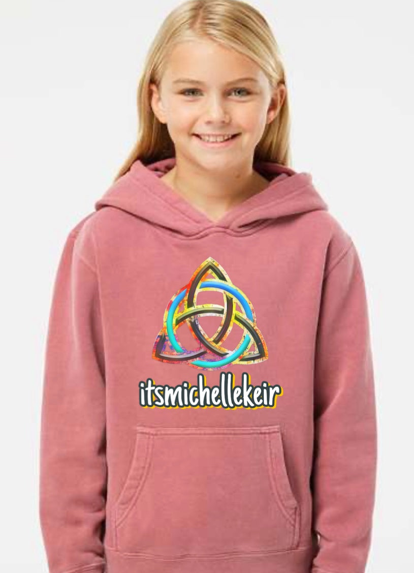 Youth Pastel Pink Hoodie CL