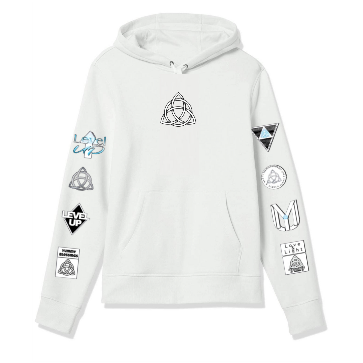 Triquetra Patch Sleeve Hoodie